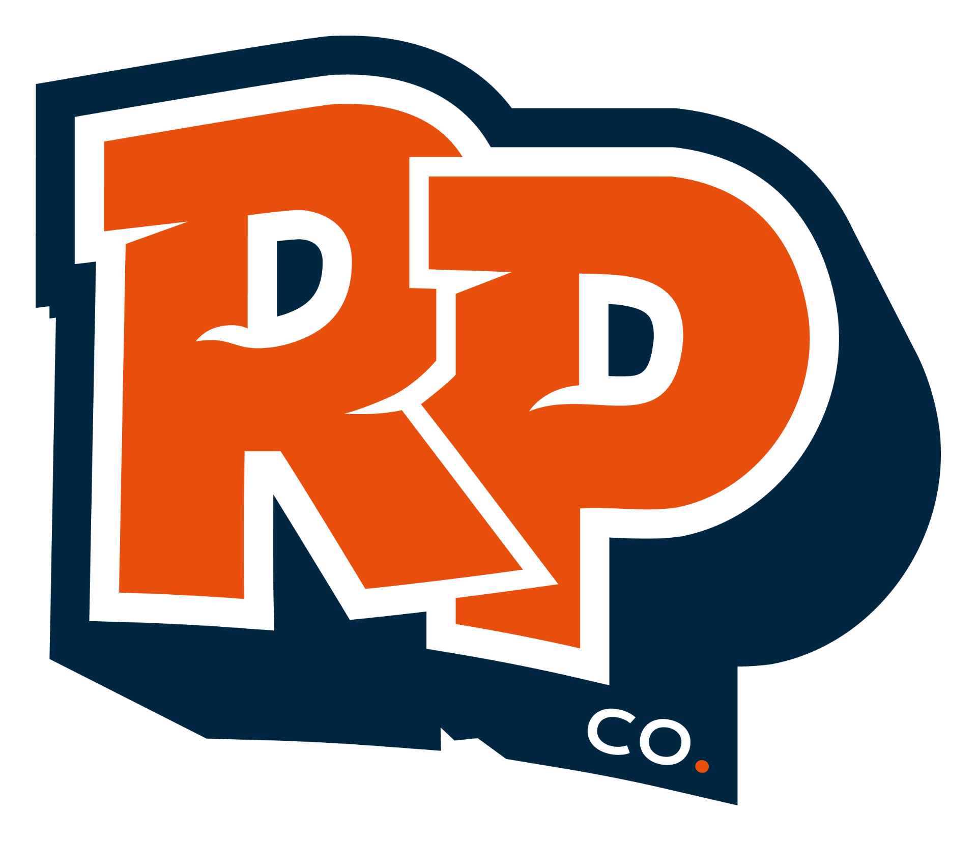 Red Panda Roofing Co. shield monogram representing Panda Lifetime Protection